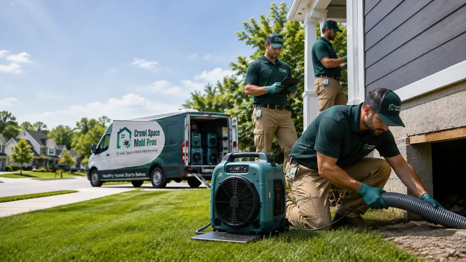 Crawl Space Mold Removal in Linden, IN